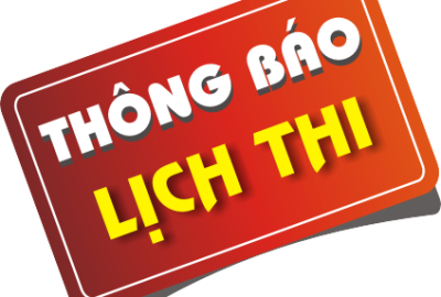 Thông báo lịch thi cấp chứng nhận Tiếng Anh chuẩn đầu ra (dạng thức Toeic 450+)
