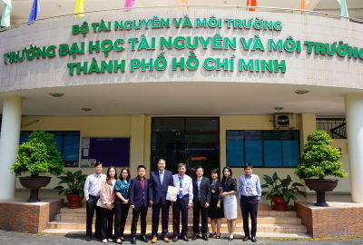 Trường Đại học Tài nguyên và Môi trường TP.HCM trao đổi và làm việc với Trường Đại học Công nghệ Kỹ thuật Hàn Quốc